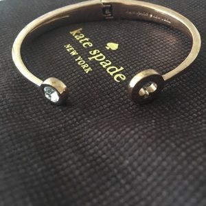 Kate Spade Rose Gold Hinged Spade Bracelet